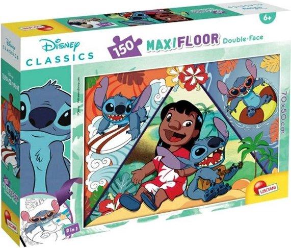 Maxi podłogowe puzzle 150 LILO & STITCH