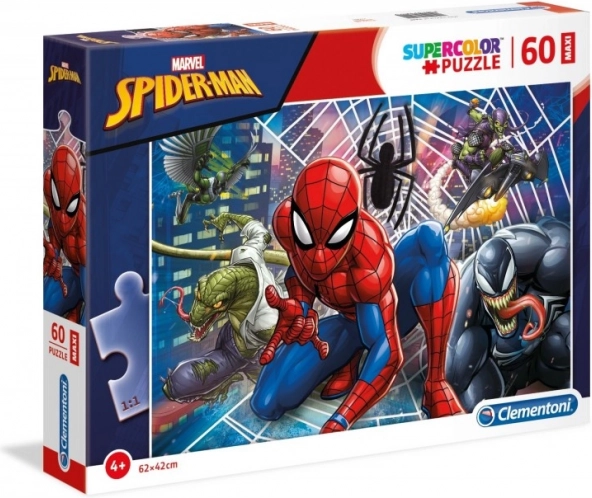 Puzzle 60 elementów Maxi Super Color – SPIDER-MAN