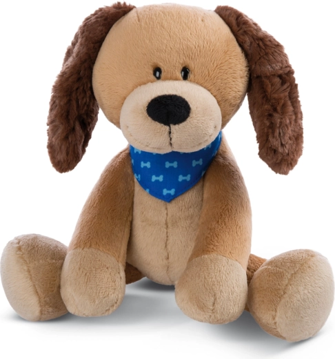 Pluszowy pies NICI Barky wyginany 30 cm w opakowaniu prezentowym