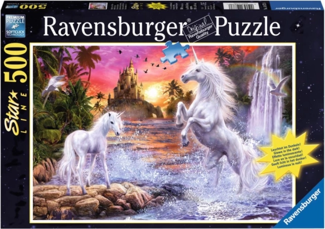 Puzzle Ravensburger Jednorożce nad rzeką 500 elementów