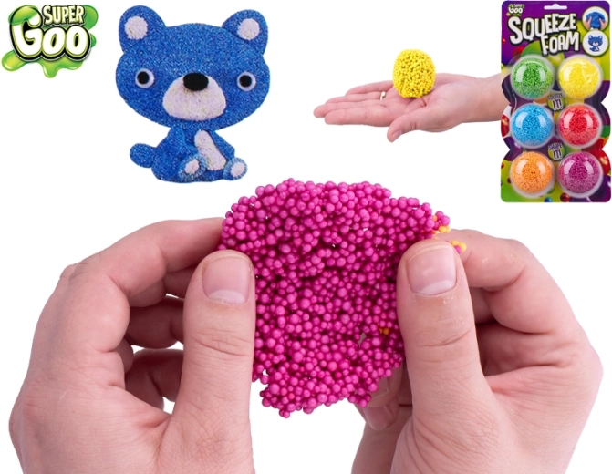 Super Goo piankolina modelująca – zestaw 6 kolorów