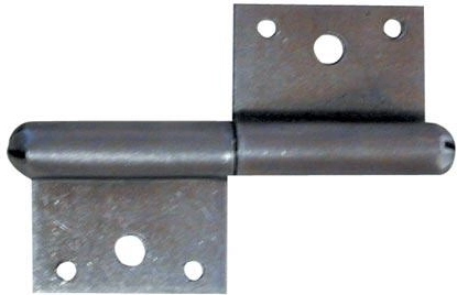 Zawias okienny 100 mm prawy, ocynk