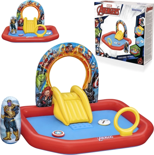 Nadmuchiwane wodne centrum zabaw MARVEL Avengers 211 × 198 × 125 cm