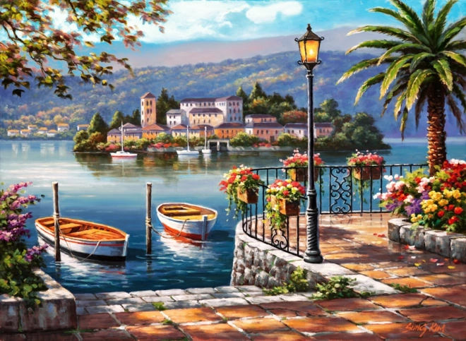 Puzzle Jezioro w Porto 1000 elementów