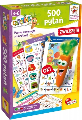 Carotina – 500 pytań: zwierzęta interaktywna gra edukacyjna