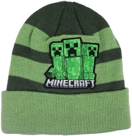 Zielona czapka Minecraft