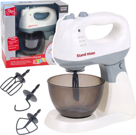 Dziecięcy mikser kuchenny ze stojakiem i miską ze światłami i dźwiękami