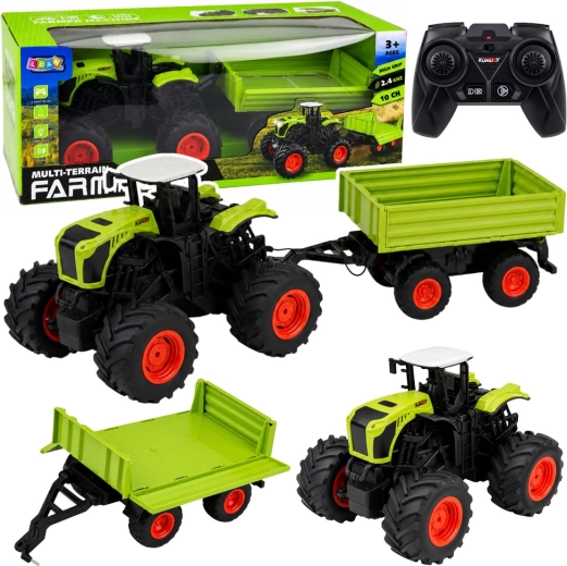 Zdalnie sterowany traktor z wywrotką 1:16