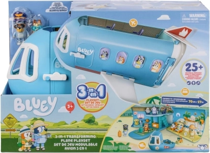 Samolot Bluey 3 w 1 z figurkami