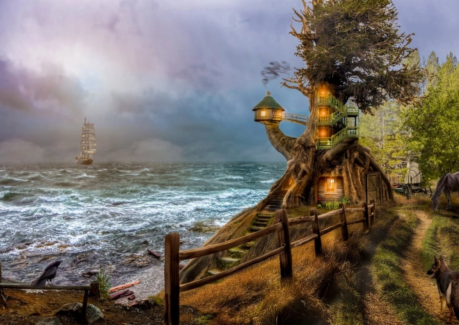 Enjoy puzzle Czarodziejska latarnia morska