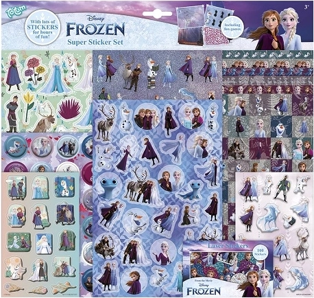Disney Frozen – super zestaw naklejek