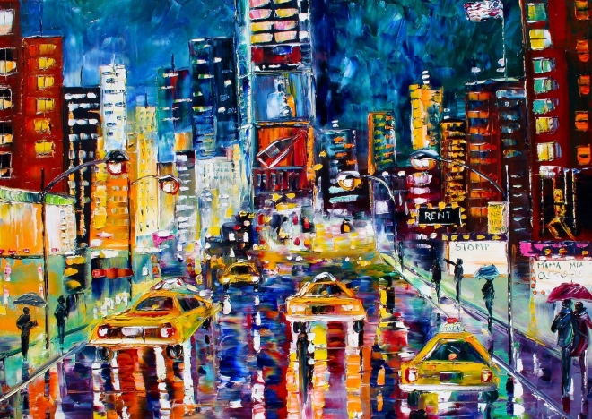 Puzzle Światła Nowego Jorku 1000 elementów