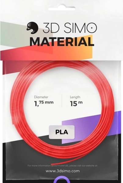 Filament PLA do długopisów i drukarek 3D 1,75 mm, mix kolorów 15 m