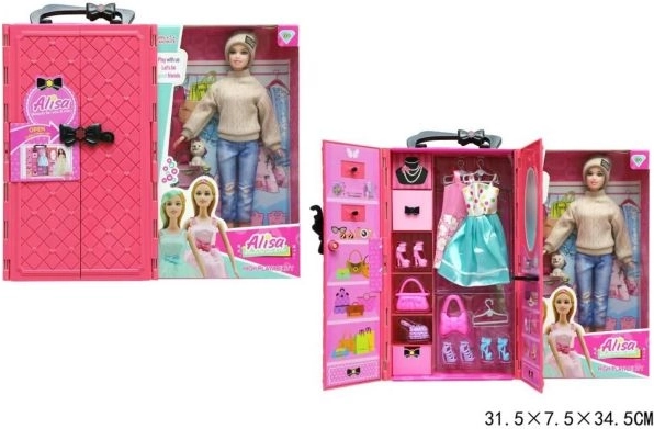 Szafa na ubrania dla lalek