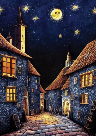 ART PUZZLE Puzzle Średniowieczna noc Chanów 500 elementów