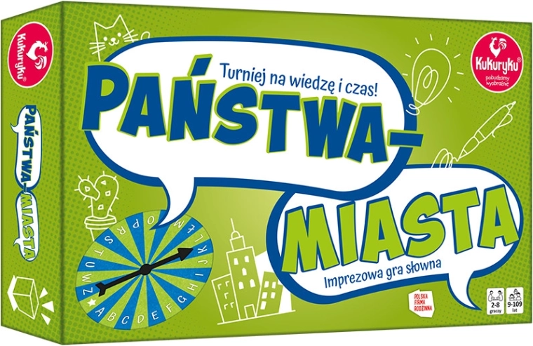 Państwa Miasta – nowoczesna gra słowna dla rodzin i przyjaciół