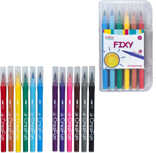 CreaFun flamastry 12 kolorów