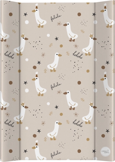 Ceba Baby miękka podkładka do przewijania 2-stronna 50 × 70 cm Basic Crazy Ducks