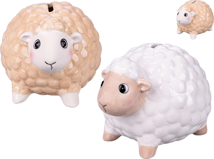 Porcelanowa skarbonka owieczka dla dzieci