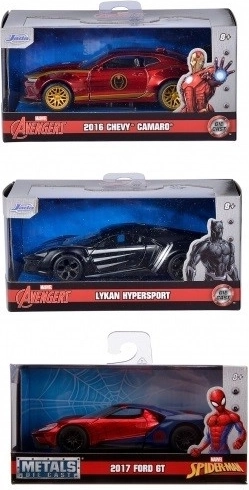 Pojazdy Jada Marvel 1/32 mix