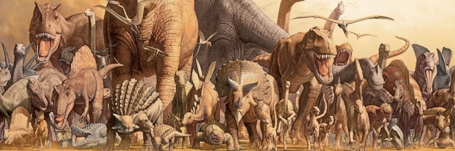 Panoramiczne puzzle Dinozaury 1000 elementów