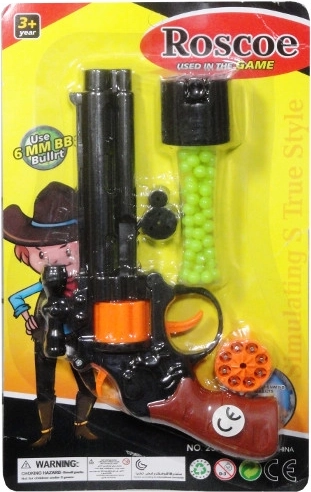 Trifox pistolet 2w1 na kapiszony i plastikowe kuleczki