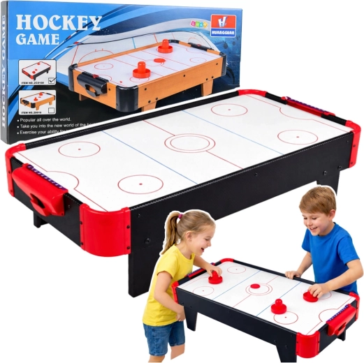 Mini stołowy air hockey dla dzieci – czarny