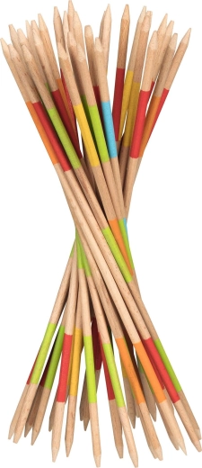 Mikado – drewniana gra zręcznościowa 18 cm - 1 sztuka