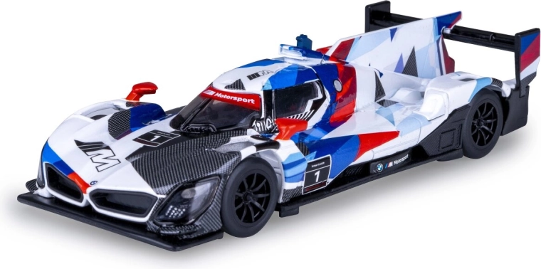 Metalowy model samochodu wyścigowego BMW M Hybrid V8 1:45, biały