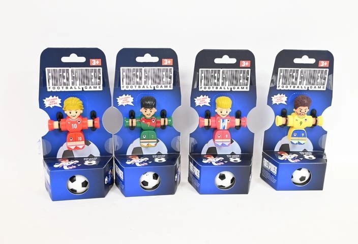 Finger spinners – stołowy piłkarzyk – figurka piłkarza z piłką