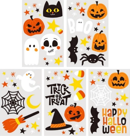 Zestaw zmywalnych tatuaży Halloween