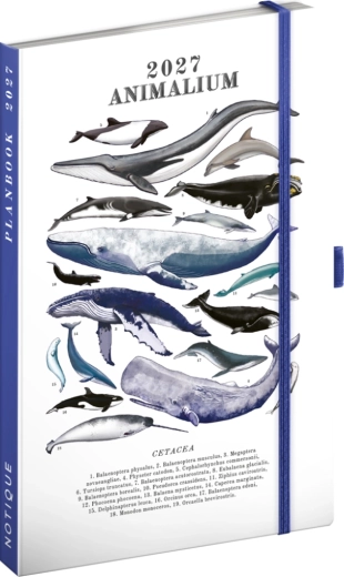 Notique planbook – terminarz i notatnik Marine Life 2027 (13 × 21 cm)