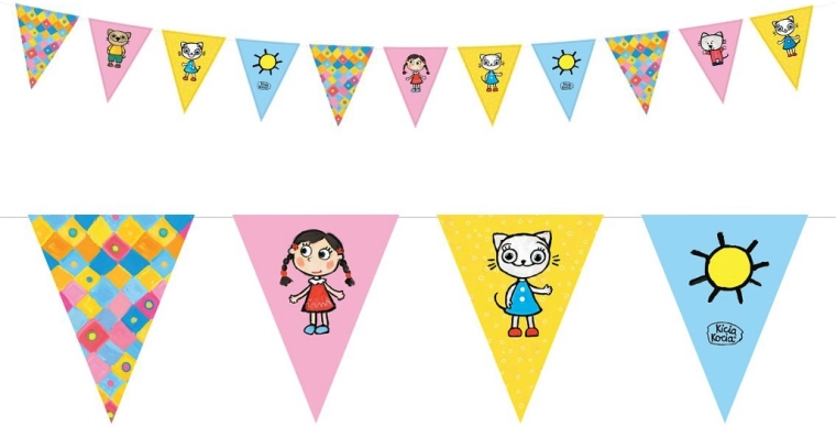 Papierowa girlanda KICIA KOCIA 2,5 m