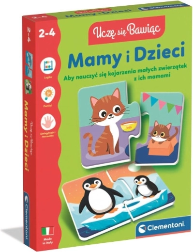Edukacyjna gra obrazkowa – Mamy i młode
