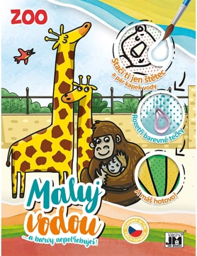 Maluj wodą A4 Zoo