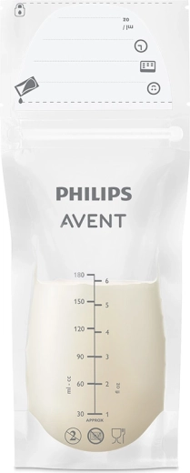 Worki na mleko matki Philips Avent 180 ml, 25 szt.