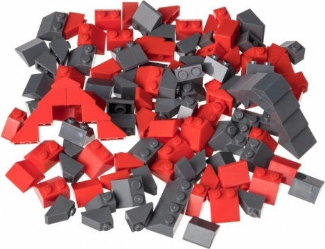 Kreatywny zestaw na dachy czerwone i ciemnoszare