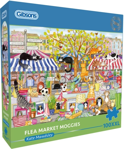 Puzzle Gibsons Koci uliczny targ XXL 100 elementów