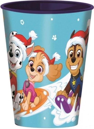 Plastikowy kubek Psi Patrol świąteczny 260 ml