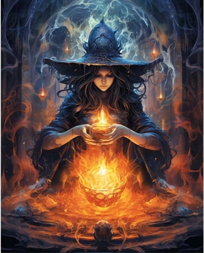 Diamentowe malowanie Rytuał 30 × 40 cm