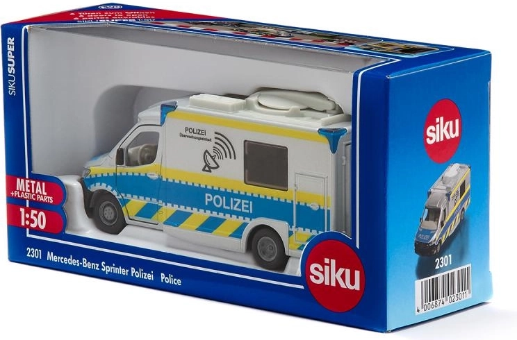 Policyjny model Mercedes-Benz Sprinter Siku