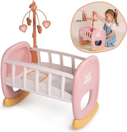 Smoby Baby Nurse kołyska z karuzelą