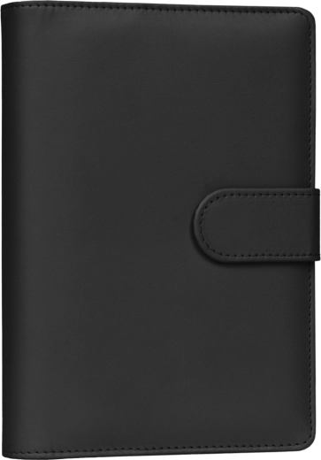Notique refill – tygodniowy terminarz na kółkach z wymiennymi kartkami 2027, czarny, 12,5 × 19 cm