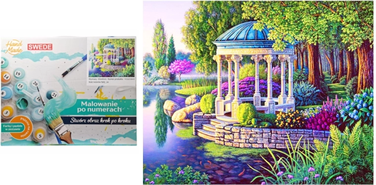 Malarstwo po numerach – Nad jeziorem