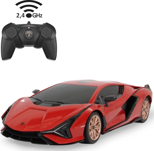 Jamara Lamborghini Sián FKP 37 RC auto 1:24 czerwone 2,4 GHz - 1 szt.