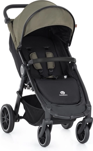 Petite&Mars wózek spacerowy Street+ RWS black mature olive
