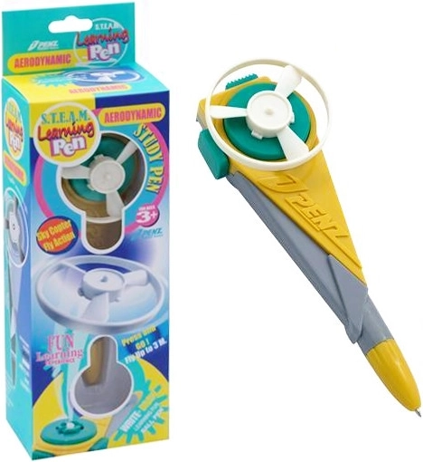 Długopis z wystrzeliwanym latającym dyskiem