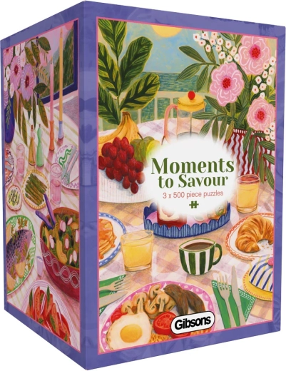 GIBSONS puzzle Chwile do smakowania 3×500 elementów