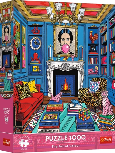 Trefl Puzzle Premium Plus The Art of Colour: Domowa galeria sztuki 1000 elementów