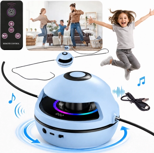 Elektryczna interaktywna pomoc do skakania z muzyką, Bluetooth, pilotem i licznikiem